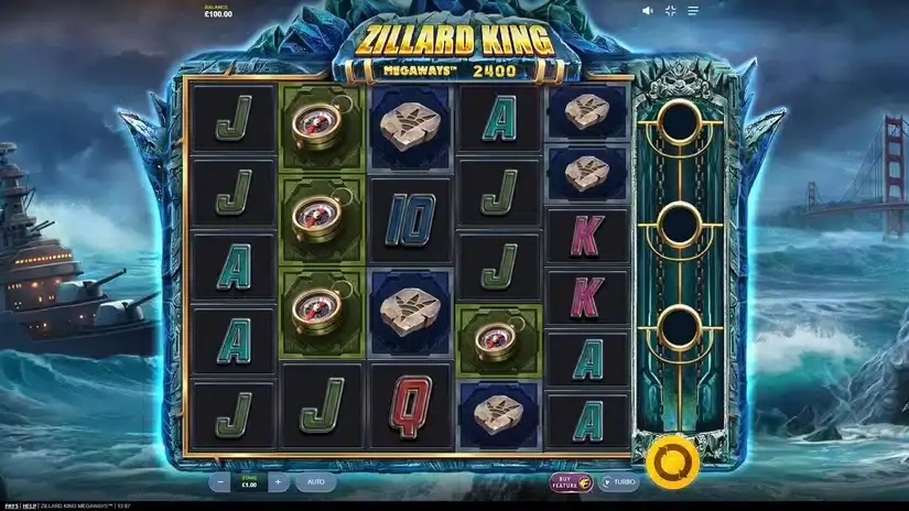 Zillard King Megaways slot screenshot 