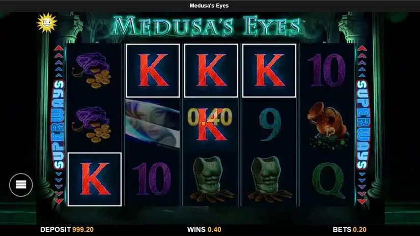 Medusa’s Eyes slot screenshot 2