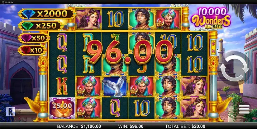 10000 Wonders 10k Ways slot screenshot 3