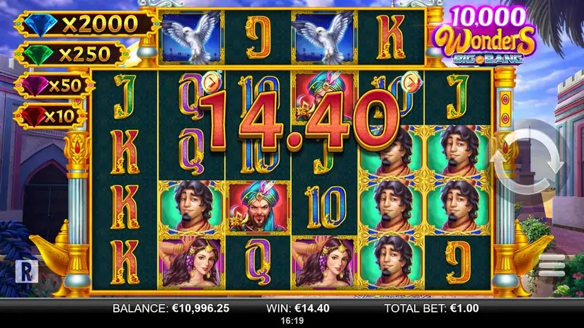 10,000 Wonders Big Bang slot screenshot 4