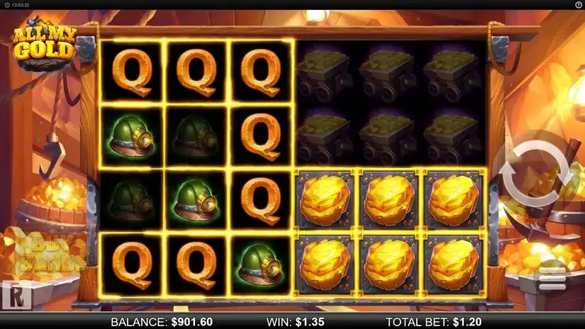 All My Gold slot screenshot 2