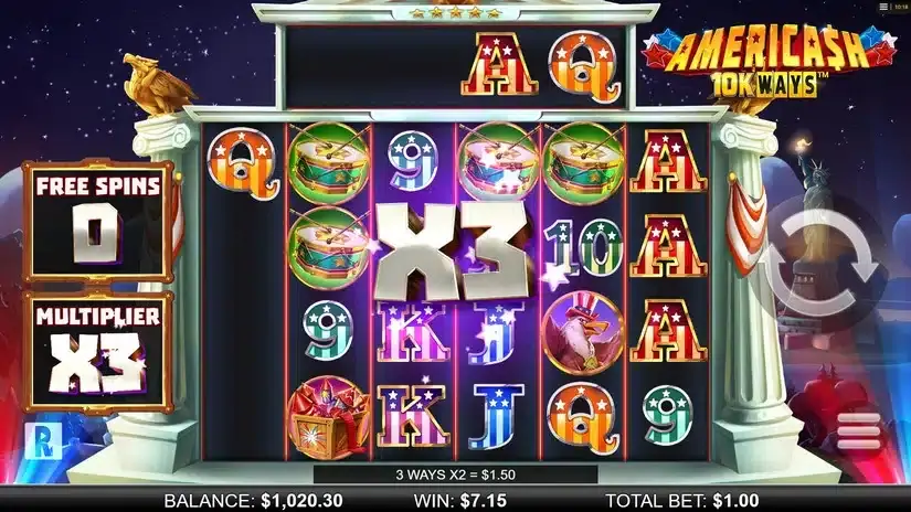 Americash 10K Ways slot screenshot 4