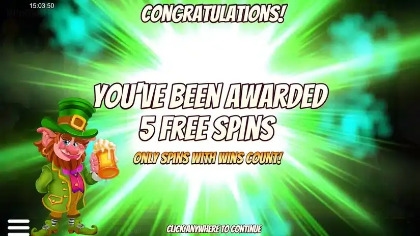 Cloverland Riches slot screenshot 5