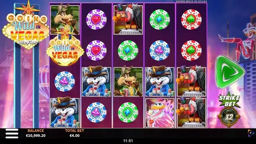 Going Wild in Vegas Wild Fight slot screenshot 
