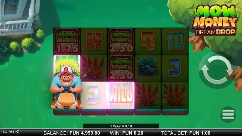 Mow Money Dream Drop slot screenshot 