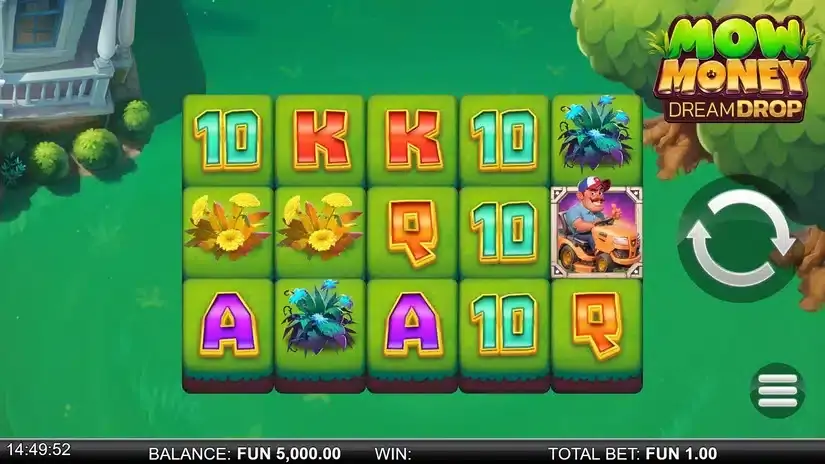 Mow Money Dream Drop slot screenshot 
