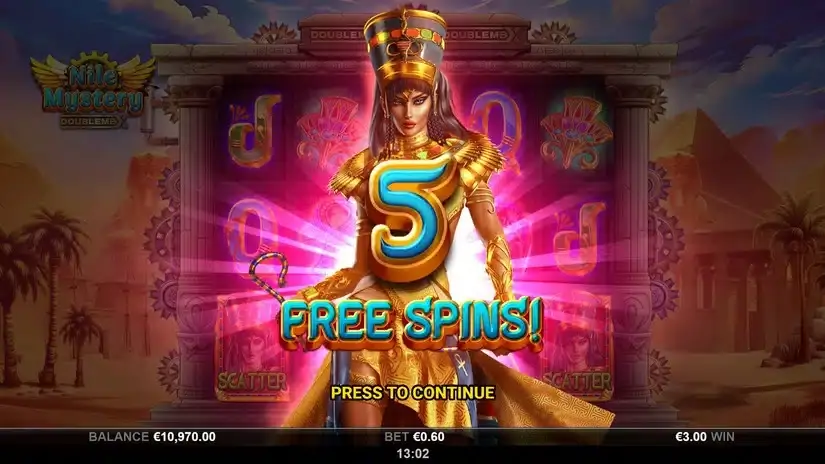 Nile Mystery DoubleMax slot screenshot 3
