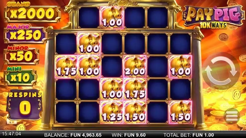 Pay Pig 10K Ways slot screenshot 