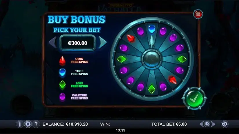 Towering Pays Valhalla slot screenshot 5