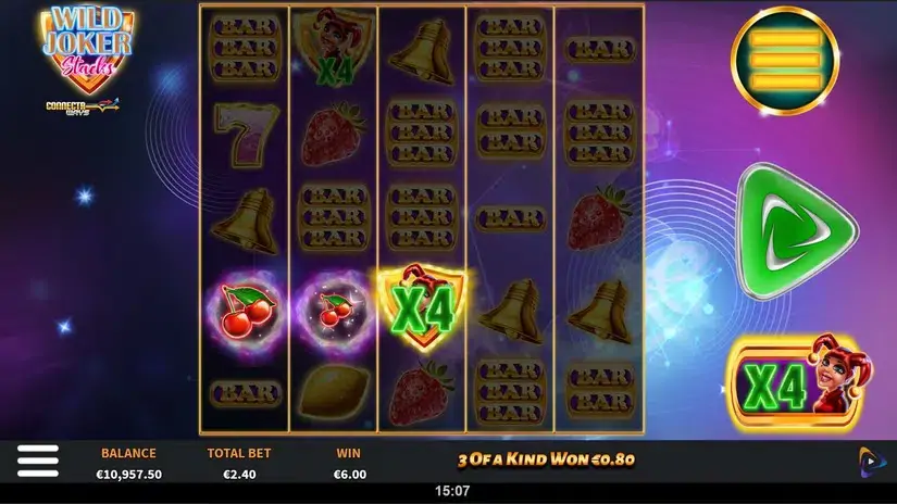 Wild Joker Stacks slot screenshot 4