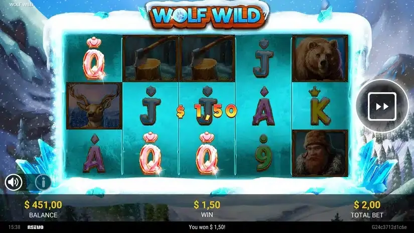 Wolf Wild slot screenshot 3