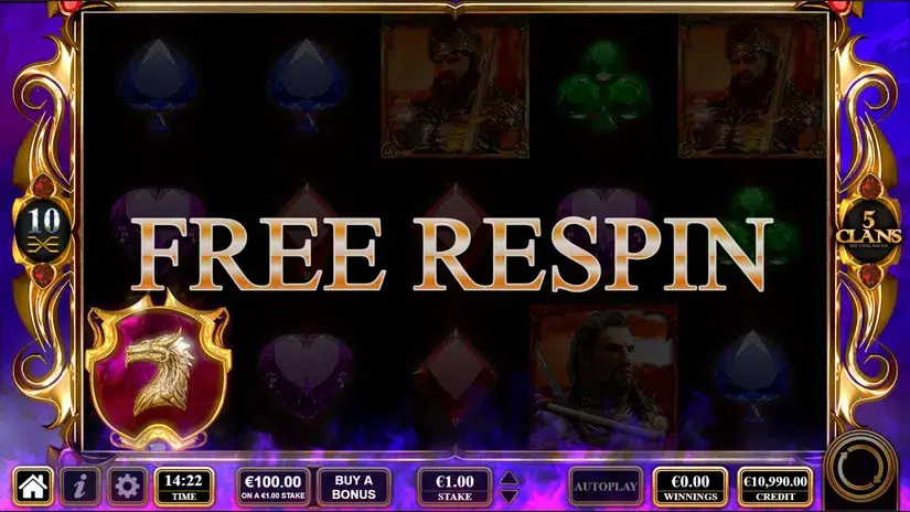 5 Clans The Final Battle slot screenshot 2