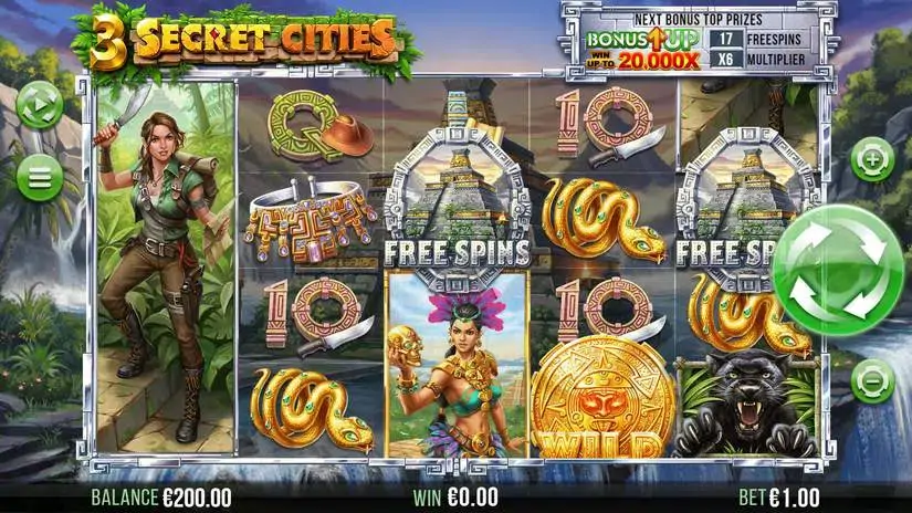 3 Secret Cities slot screenshot 5