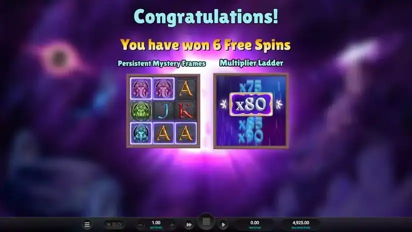 Aura God slot screenshot 2