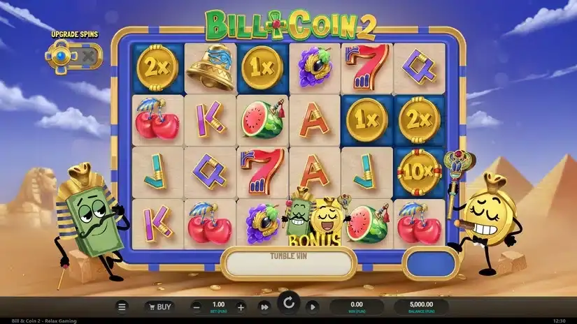 Bill & Coin 2: Mummy Mischief — RTP, Bonus Features, Free Demo & slot screenshot 