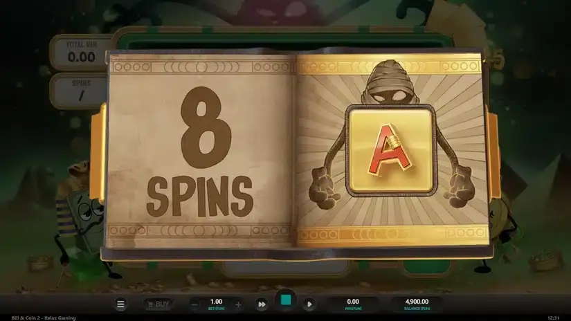 Bill & Coin 2: Mummy Mischief — RTP, Bonus Features, Free Demo & slot screenshot 3