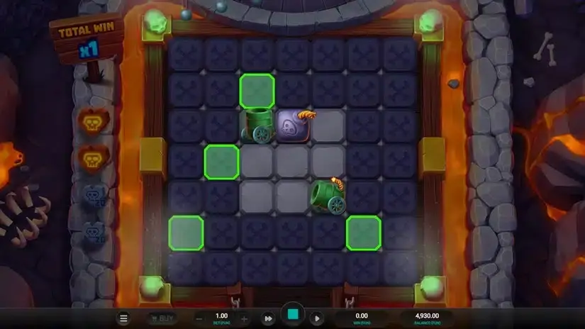 Bone Raiders slot screenshot 4