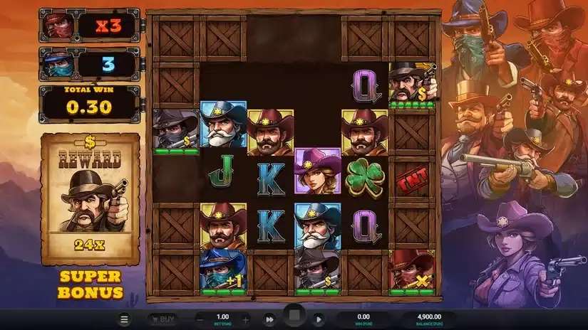 Bounty County slot screenshot 