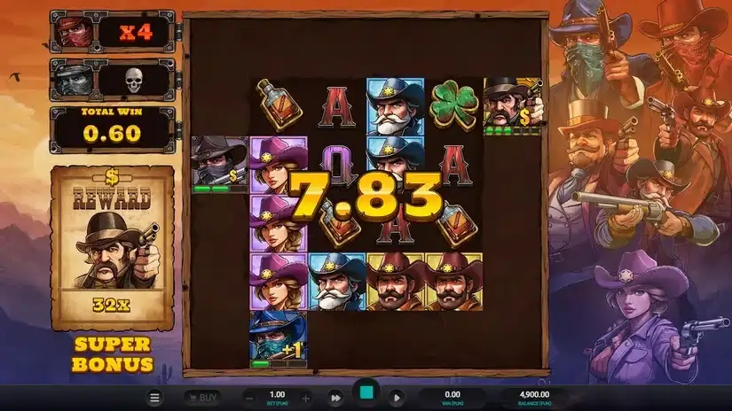 Bounty County slot screenshot 3