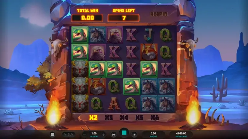 Celestial Buffalo slot screenshot 4