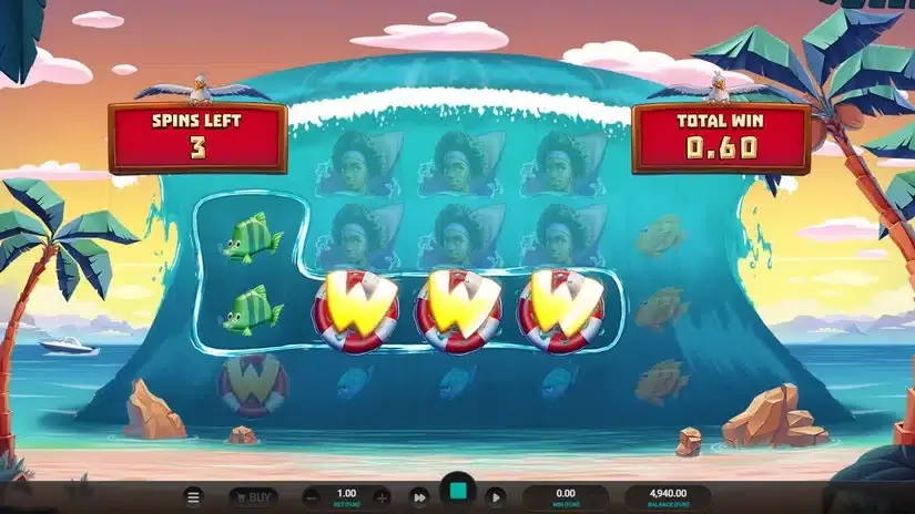 Cowabunga Dream Drop slot screenshot 5