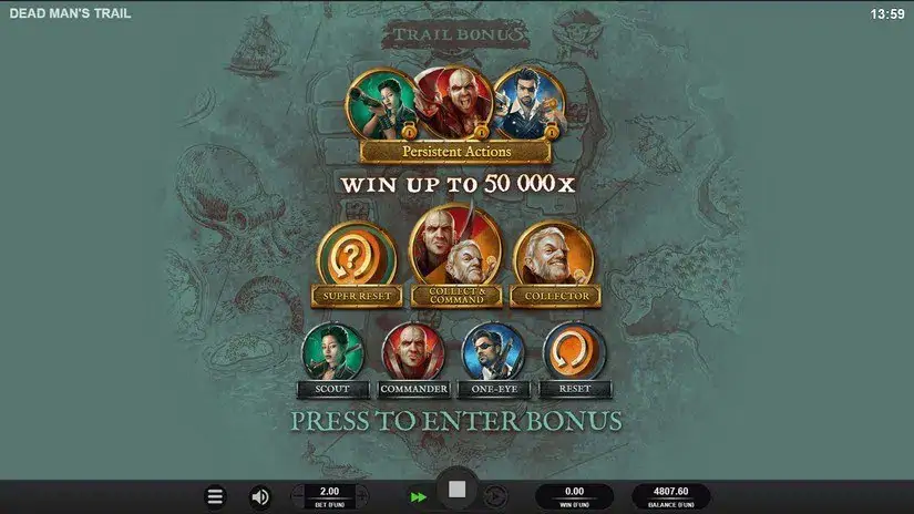 Dead Mans Trail slot screenshot 7