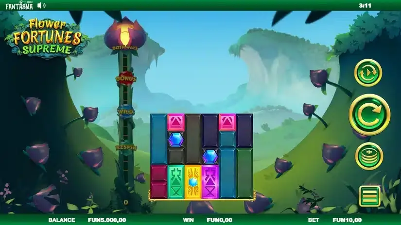 Flower Fortunes Supreme slot screenshot 1