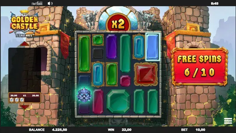 Golden Castle slot screenshot 