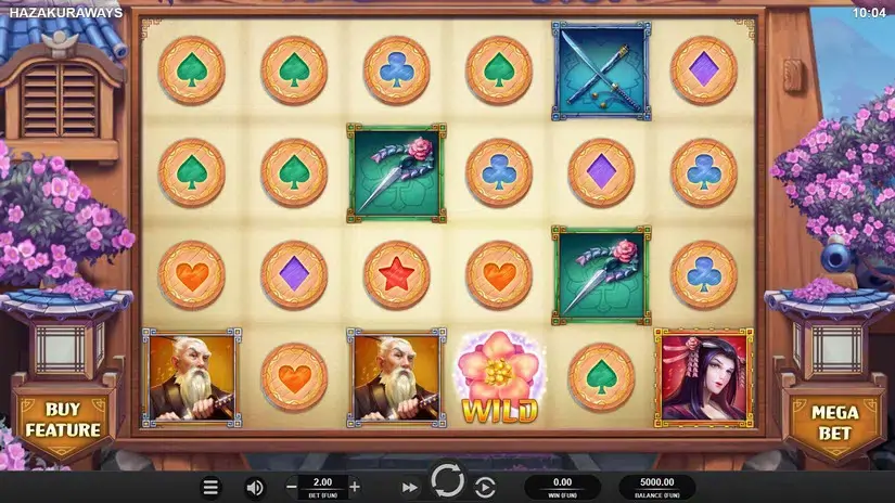 Hazakura Ways slot screenshot 