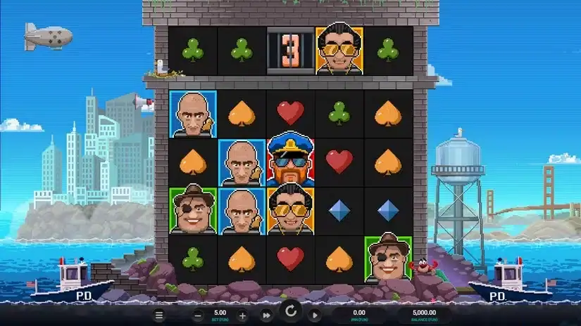 Hellcatraz 2 Dream Drop slot screenshot 