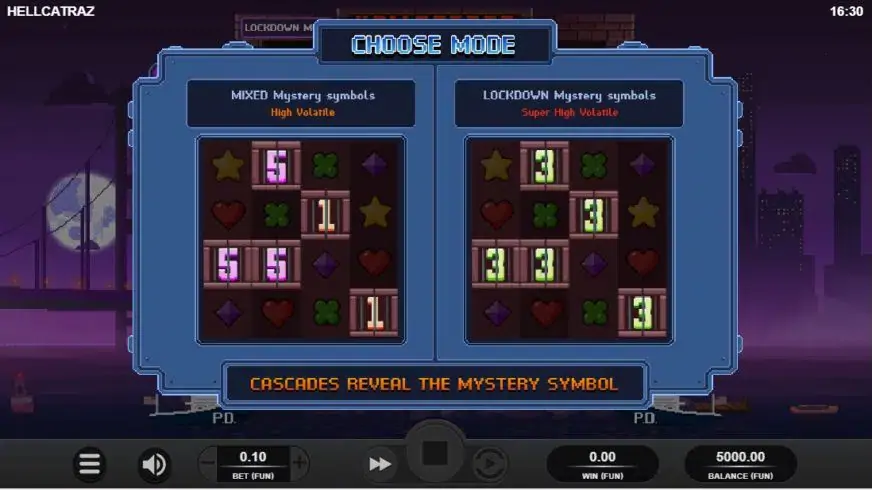 Hellcatraz slot screenshot 