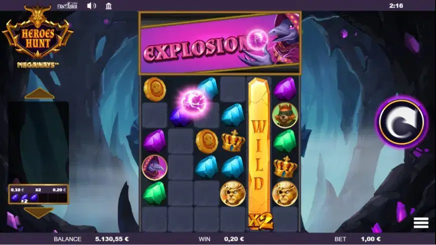 Heroes Hunt Megaways slot screenshot 4