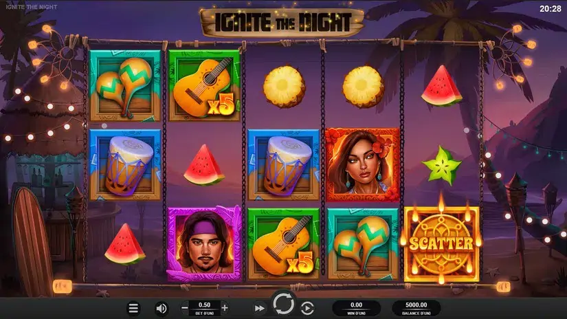 Ignite The Night slot screenshot 2
