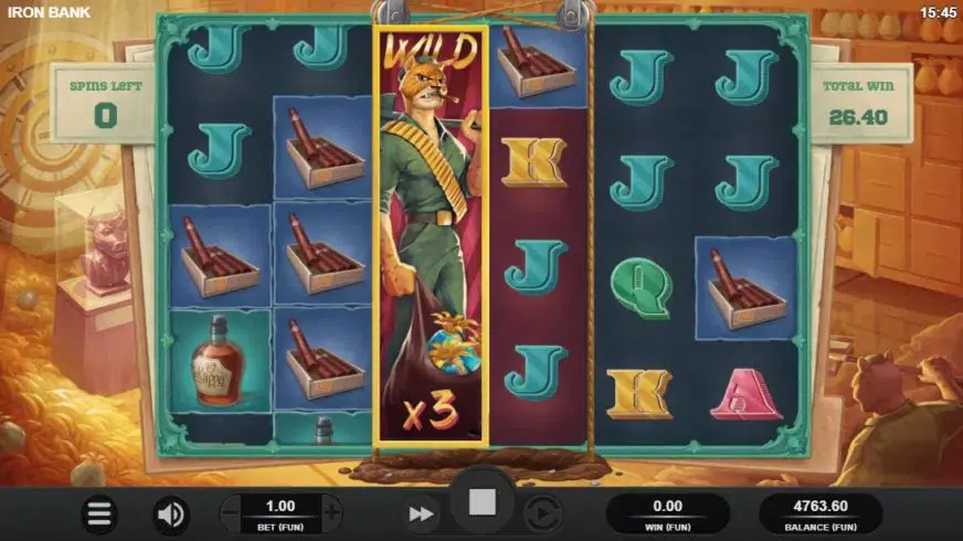 Iron Bank slot screenshot 