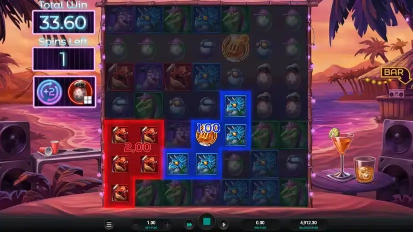 Jurassic Party slot screenshot 9