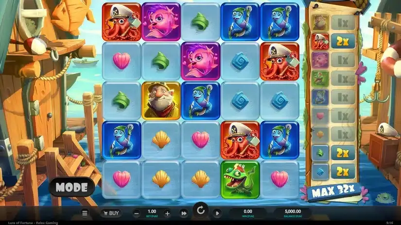 Lure of Fortune slot screenshot 