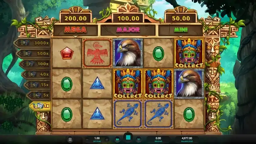 Masked Treasures slot screenshot 3