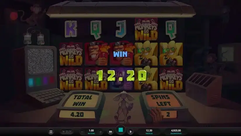Monkeys Go Wild slot screenshot 5