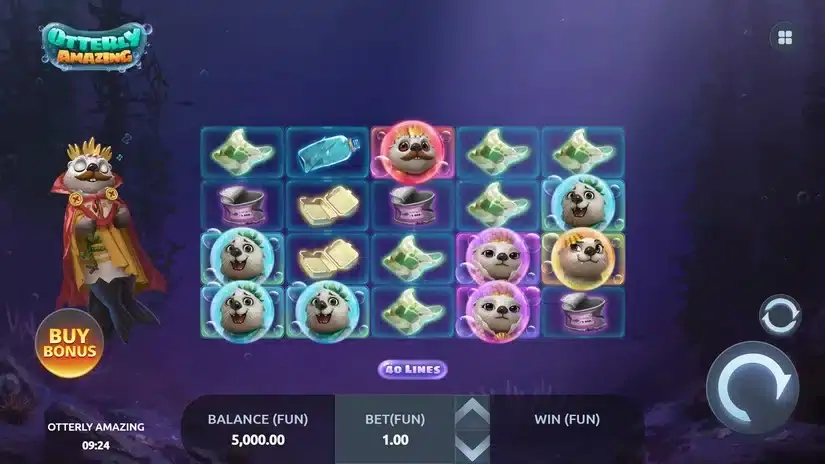 Otterly Amazing slot screenshot 