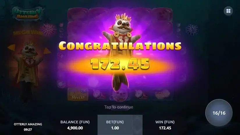 Otterly Amazing slot screenshot 