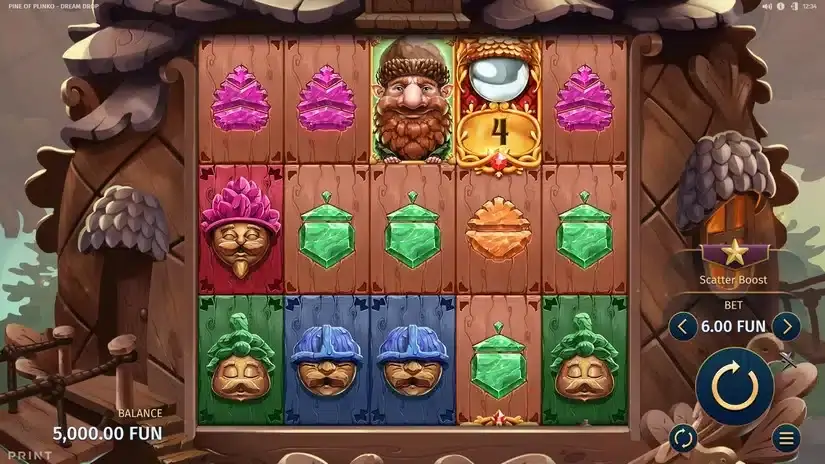 Pine of Plinko Dream Drop slot screenshot 