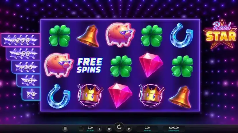 Reel Star slot screenshot 