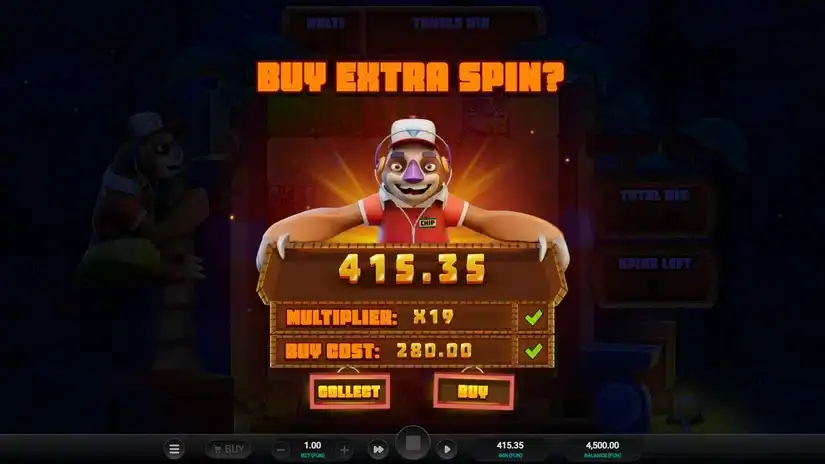 Sloth Tumble slot screenshot 