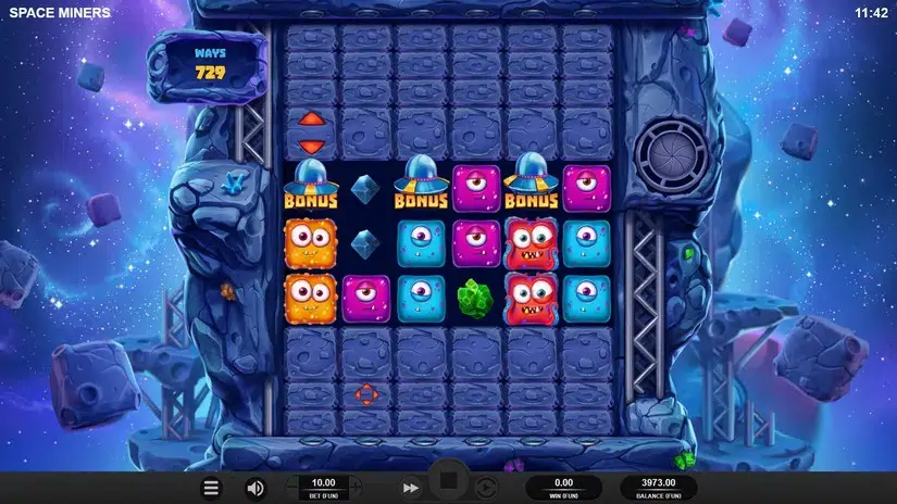 Space Miners slot screenshot 3