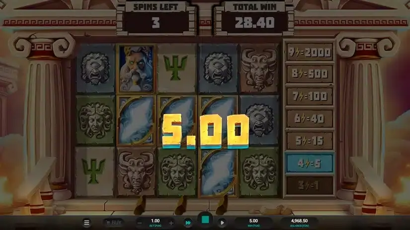 Titan Strike slot screenshot 