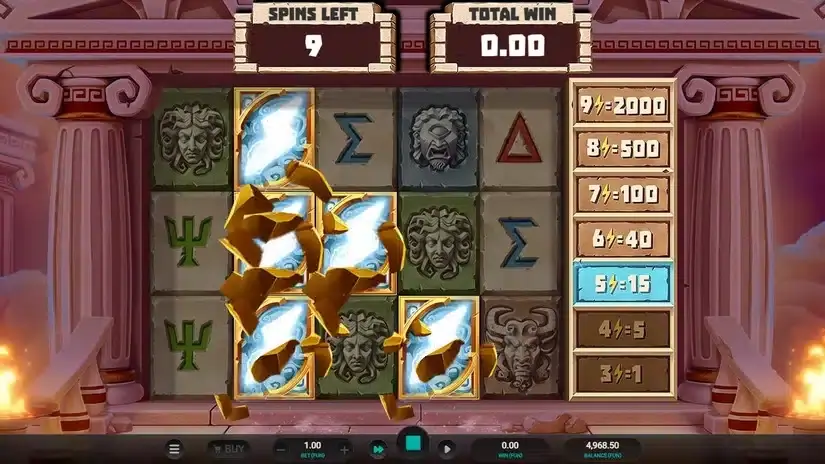 Titan Strike slot screenshot 5
