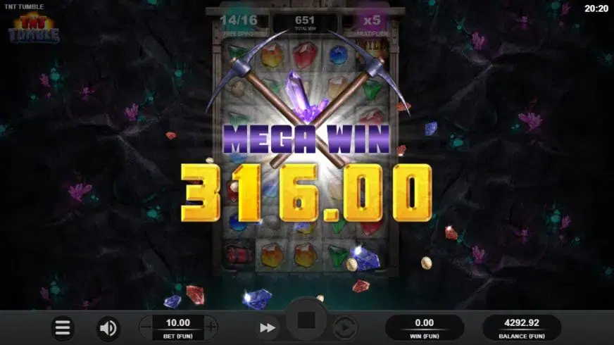 TNT Tumble slot screenshot 6