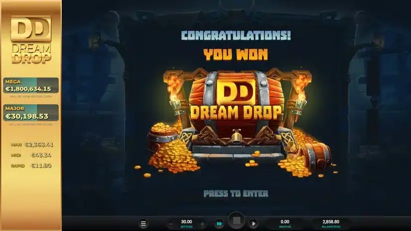Volatile Vikings 2 Dream Drop slot screenshot 4