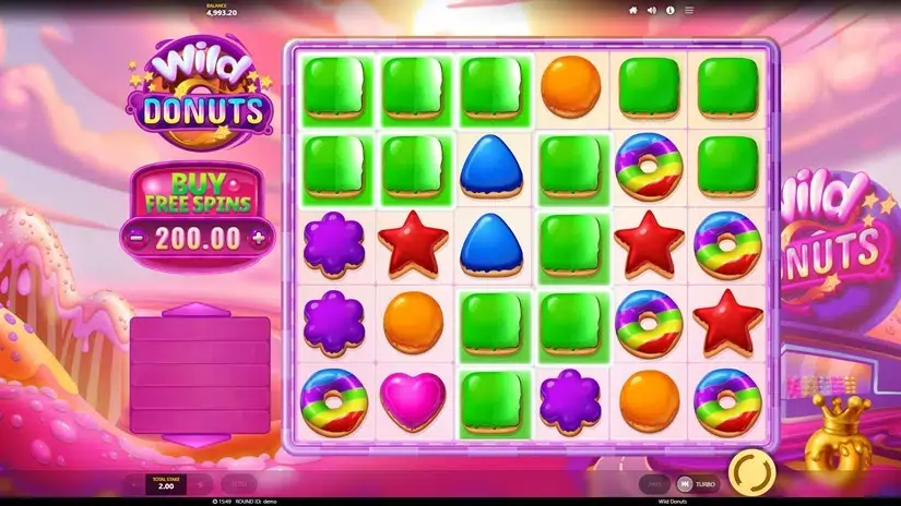 Wild Donuts slot screenshot 2