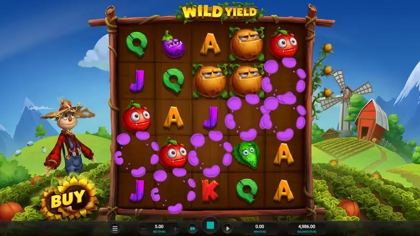 Wild Yield slot screenshot 2